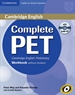 Front pageComplete PET for Spanish Speakers Workbook without answers with Audio CD