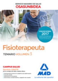 Books Frontpage Fisioterapeuta, Servicio Navarro de Salud-Osasunbidea. Temario 3
