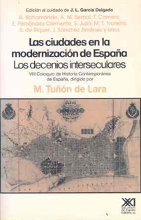 Books Frontpage Las ciudades en la modernización de España