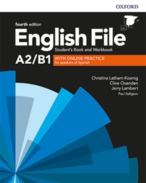 Books Frontpage English File 4th Edition A2/B1. Student's Book and Workbook without Key Pack