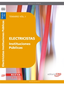 Books Frontpage Electricistas Instituciones Públicas. Temario Vol. I.