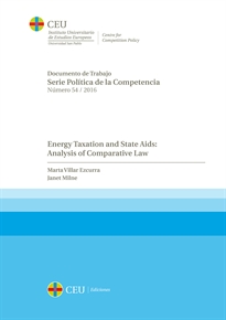 Books Frontpage Energy taxation and State Aids: analysis of comparative law