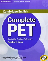 Books Frontpage Complete PET for Spanish Speakers Teacher's Book