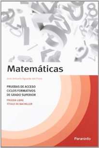 Books Frontpage Temario matemáticas pruebas de acceso ciclos formativos grado superior