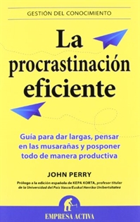 Books Frontpage La procrastinación eficiente