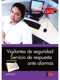 Books Frontpage Manual. Vigilantes de Seguridad. Servicio de respuesta ante alarmas