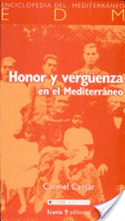 Books Frontpage Honor Y Vergüenza En El Mediterraneo