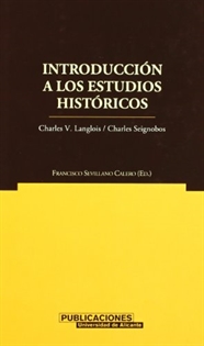 Books Frontpage Introducción a los estudios históricos