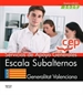 Front pageServicios de Apoyo Generales. Escala Subalternos. Generalitat Valenciana. Test