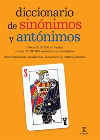 Books Frontpage Diccionario de sinónimos y antónimos