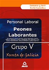 Books Frontpage Peones laborantes de la xunta de galicia grupo v. Temario y test