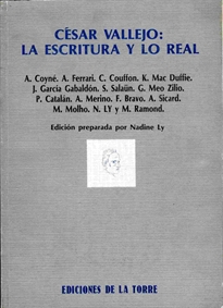 Books Frontpage César Vallejo: la escritura y lo real