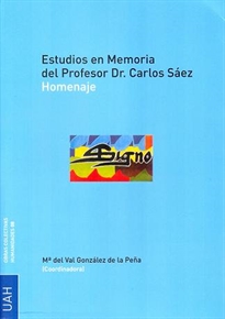 Books Frontpage Estudios en Memoria del Profesor Dr. Carlos Saéz