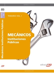 Books Frontpage Mecánicos Instituciones Públicas. Temario Vol. I.