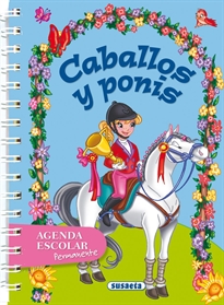 Books Frontpage Agenda escolar permanente - Caballos y ponis