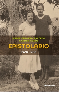 Books Frontpage Epistolario Carmen Conde - Maria Cegarra (1924-1988)