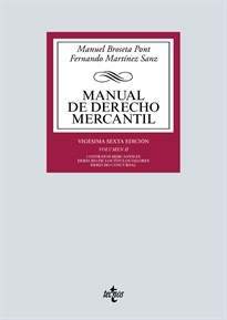 Books Frontpage Manual de Derecho Mercantil