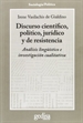 Front pageDiscurso científico, político, jurídico y de resistencia
