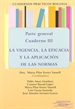 Front pageLa vigencia, la eficacia y la aplicación de las normas, parte general. Cuadernos prácticos Bolonia III