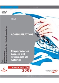 Books Frontpage Administrativos Corporaciones Locales del Principado de Asturias. Test