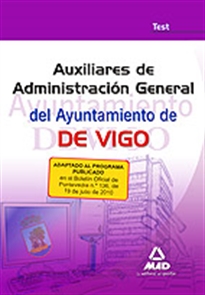 Books Frontpage Auxiliares de administración general del ayuntamiento de vigo. Test.