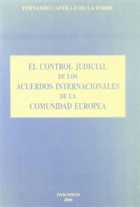 Books Frontpage El control judicial de los acuerdos internacionales de la Comunidad Europea