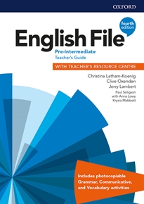 Books Frontpage English File Pre-Intermediate Teacher's Guide with Teacher's Resource Centre