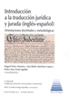 Front pageIntroducción a la traducción jurídica y jurada (inglés-español)
