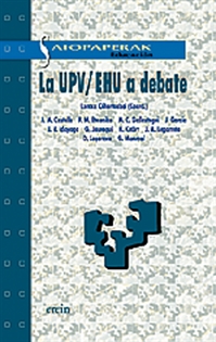 Books Frontpage La UPV/EHU a debate