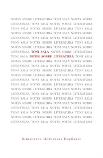 Books Frontpage Notes sobre literatura