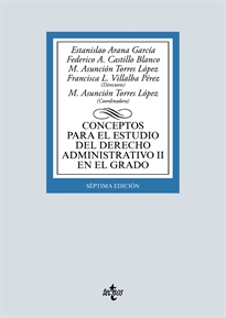 Books Frontpage Conceptos para el estudio del Derecho administrativo II en el grado