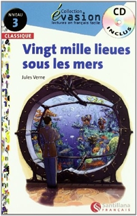 Books Frontpage Evasion Classique Niveau 3 20000 Lieues Sous Les Mers + CD