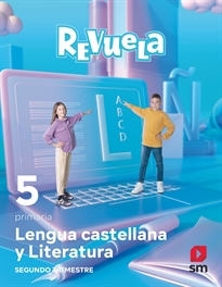 Books Frontpage Lengua Castellana y Literatura. 5 Primaria. Trimestres. Revuela