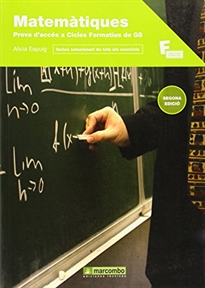 Books Frontpage Matemàtiques per a la prova d'accés a cicles formatius de grau superior