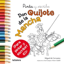 Books Frontpage Pinta y escribe Don Quijote de la Mancha