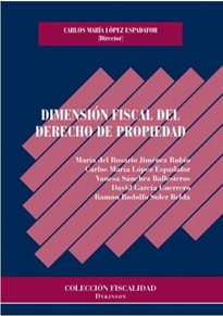 Books Frontpage Dimensión fiscal del derecho de propiedad