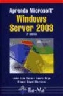 Books Frontpage Aprenda Microsoft Windows Server 2003