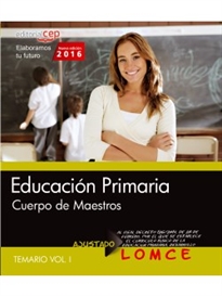 Books Frontpage Cuerpo de Maestros. Educación  Primaria. Temario. Vol. I