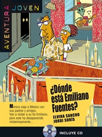 Books Frontpage ¿Dónde está Emiliano Fuentes?, Aventura Joven + CD