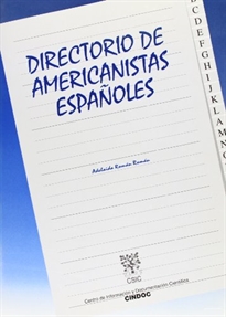 Books Frontpage Directorio de americanistas españoles