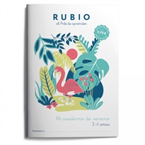 Books Frontpage Mi cuaderno de verano RUBIO. 3-4 años