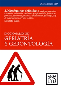 Books Frontpage Diccionario LID Geriatría y Gerontología