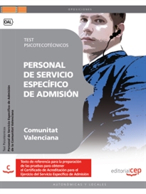 Books Frontpage Personal de Servicio Específico de Admisión de la Comunitat Valenciana. Test Psicotécnicos