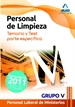 Front pagePersonal de Limpieza, Personal Laboral, grupo V, Ministerios. Temario y test