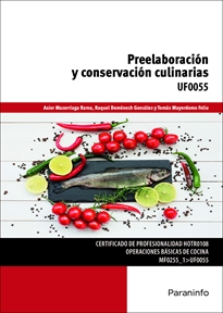 Books Frontpage Preelaboración y conservación culinarias