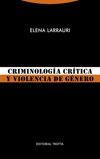 Books Frontpage Criminología crítica y violencia de género