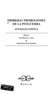 Books Frontpage Primeras promociones de la posguerra. Antología poética                         .