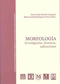 Books Frontpage Morfología: Investigación, docencia, aplicaciones