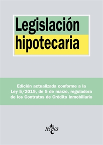 Books Frontpage Legislación hipotecaria