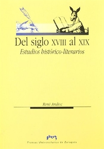 Books Frontpage Del siglo XVIII al XIX: estudios histórico-literarios